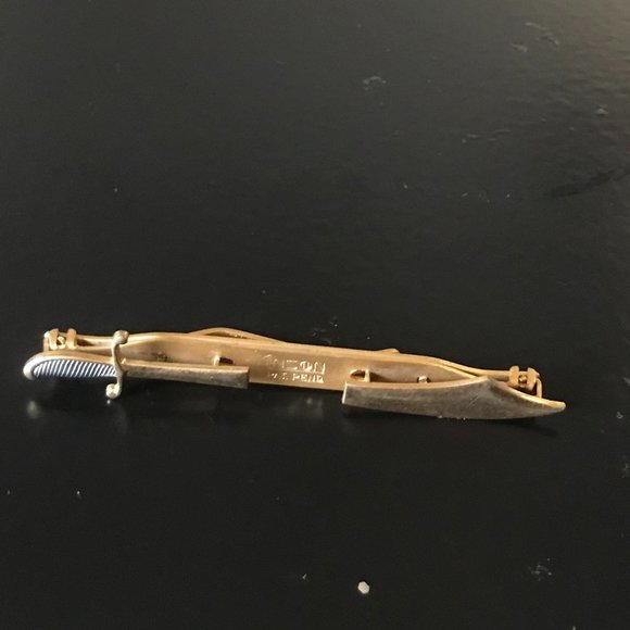 LOT OF VINTAGE SHIRT and TIE ACCESSORIES, CUFF LINKS, TIE CLIPS, TIE PINS - Picture 5 of 8